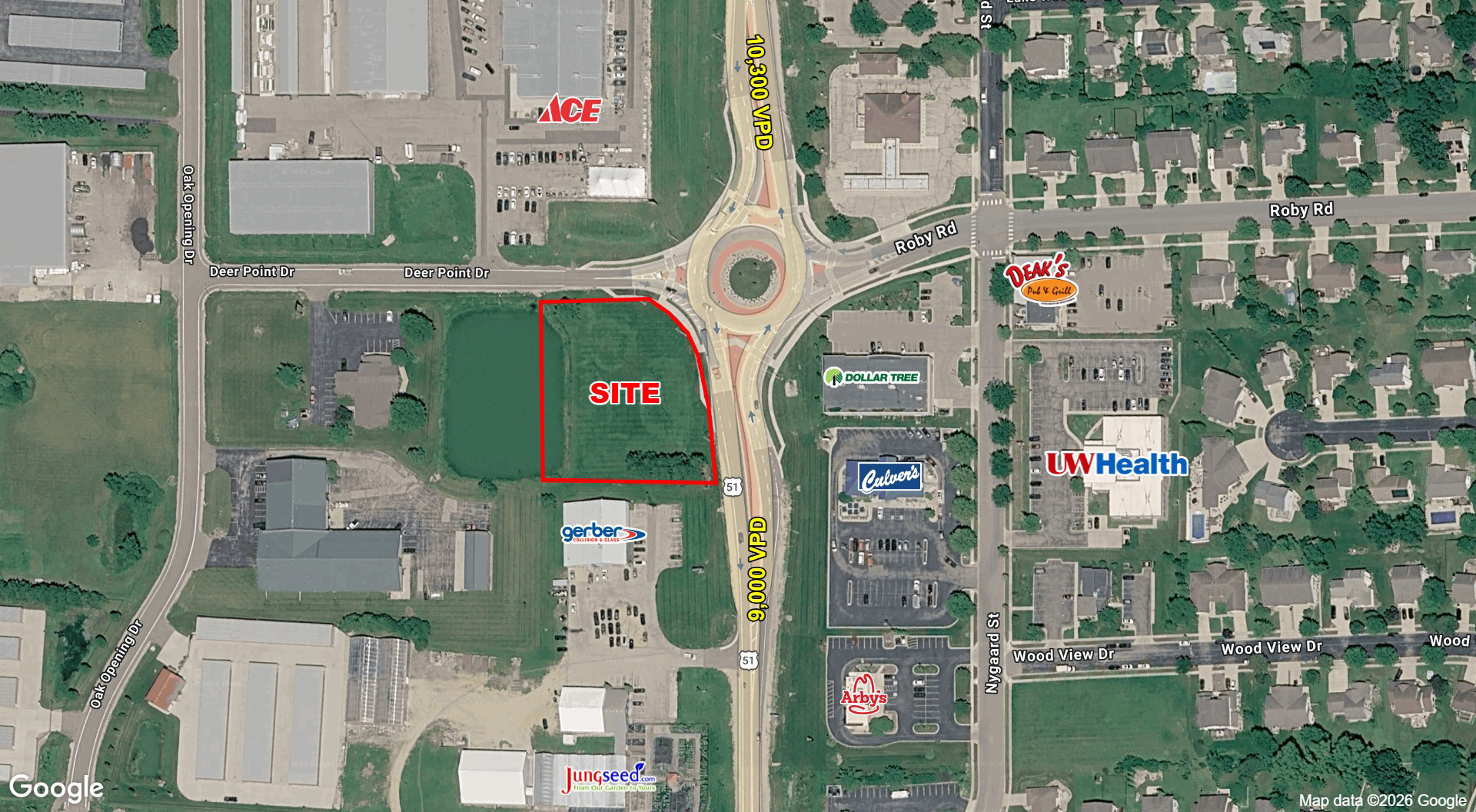 Stoughton SWC Hwy 51 Deer Point Dr PIC.jpg